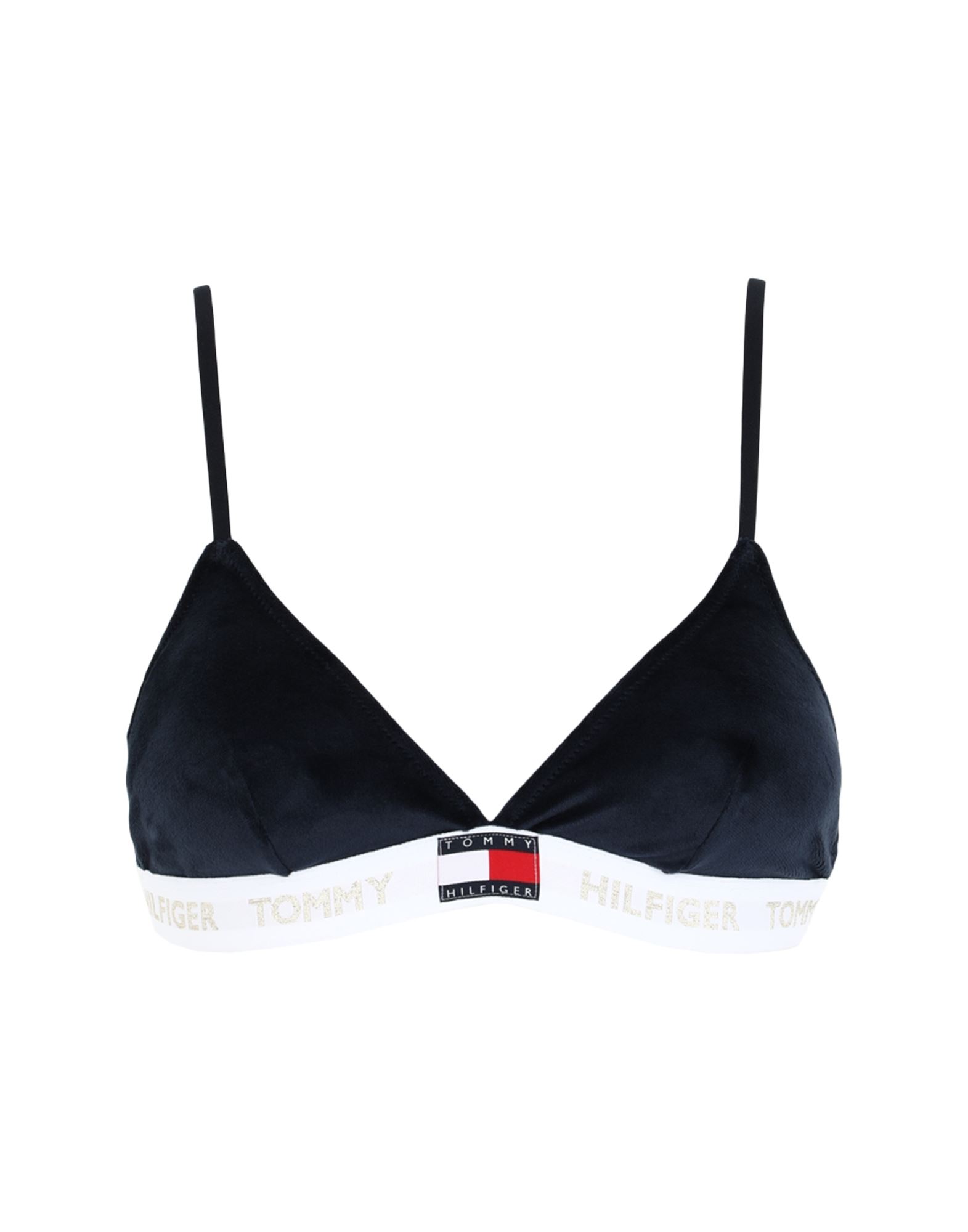 《セール開催中》TOMMY HILFIGER レディース ブラジャー ダークブルー S ナイロン 92% / ポリウレタン 8% PADDED TRIANGLE BRA