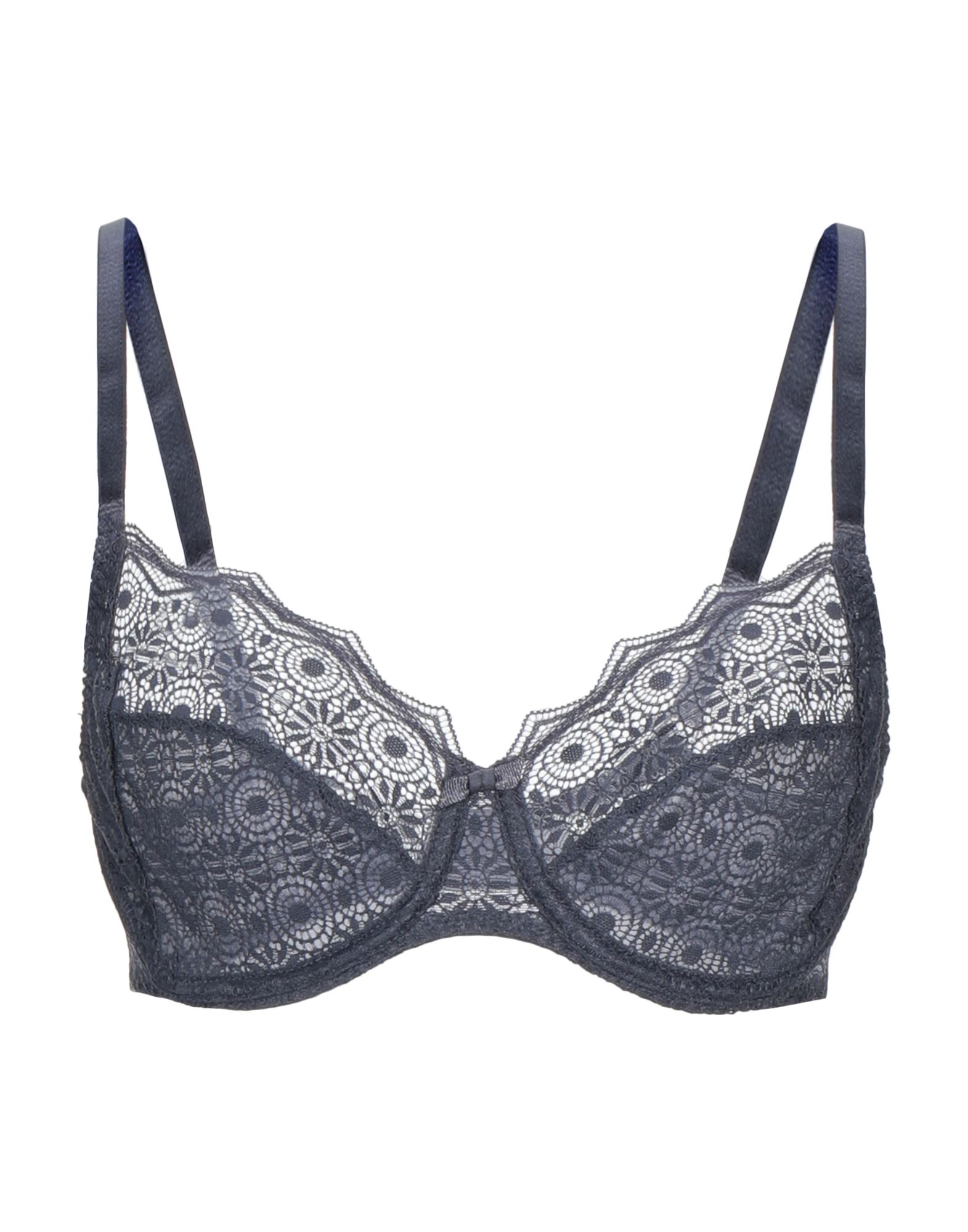 《セール開催中》PASSIONATA LINGERIE レディース ブラジャー ブルーグレー 85 D ナイロン 86% / ポリウレタン 10% / レーヨン 4%