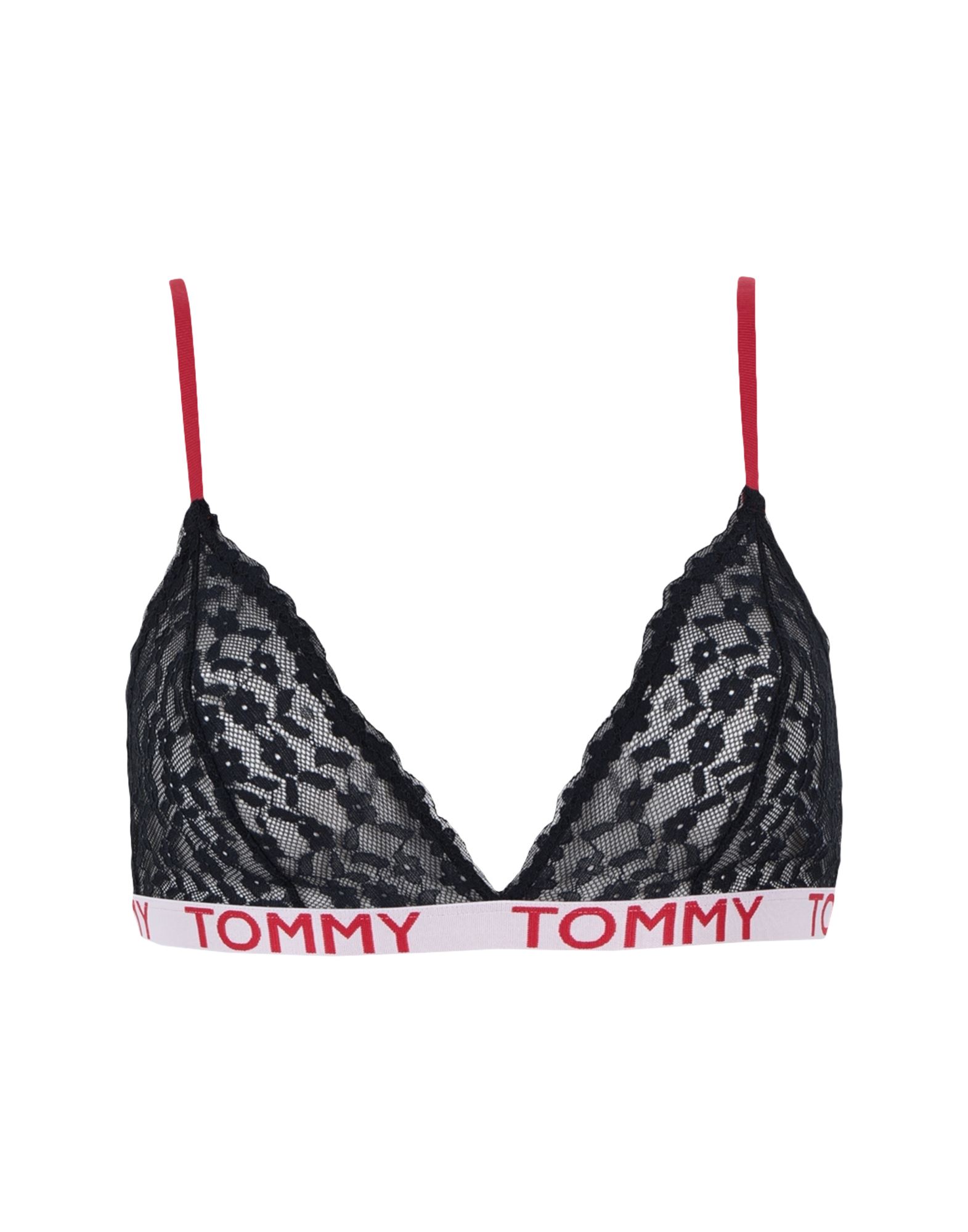 《セール開催中》TOMMY HILFIGER レディース ブラジャー ダークブルー XS ナイロン 86% / ポリウレタン 14% TRIANGLE BRALETTE