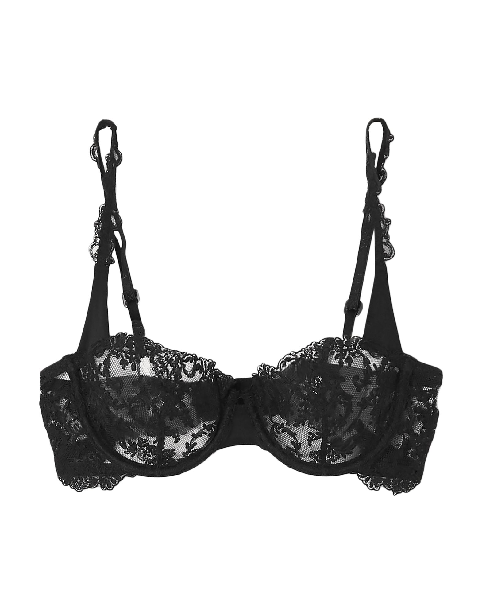 《セール開催中》LA PERLA レディース ブラジャー ブラック I D ポリエステル 63% / ナイロン 26% / ポリウレタン 11%