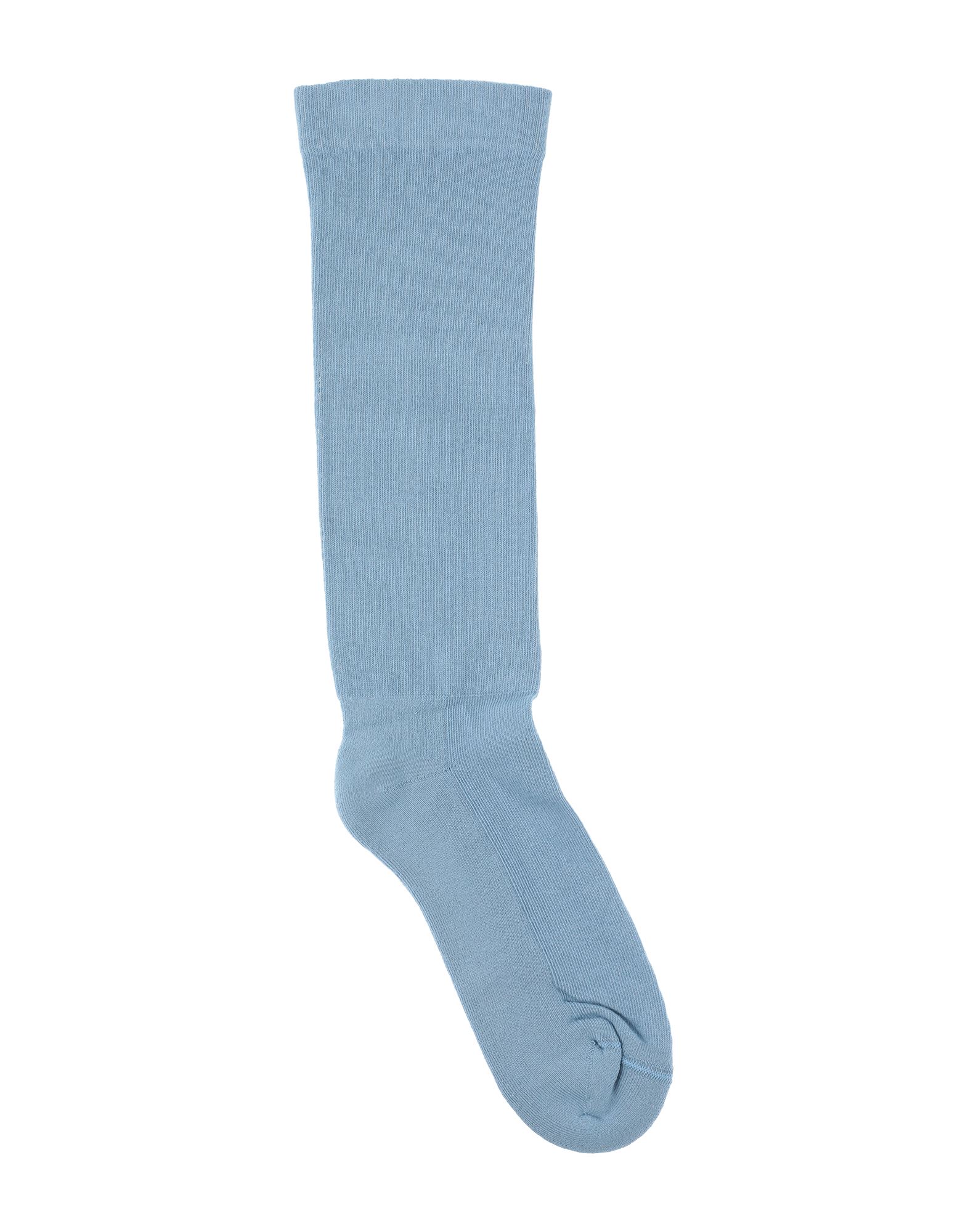 Rick Owens Short Socks In Pastel Blue