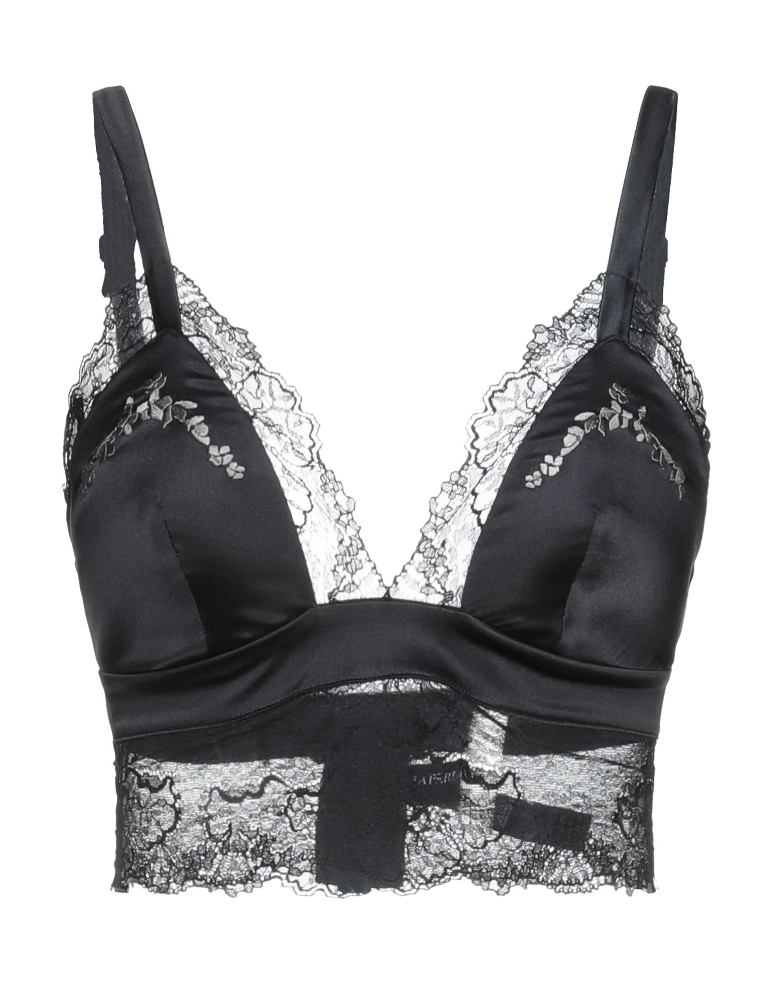 《セール開催中》LA PERLA レディース ブラジャー ブラック I B シルク 94% / ポリウレタン 6%