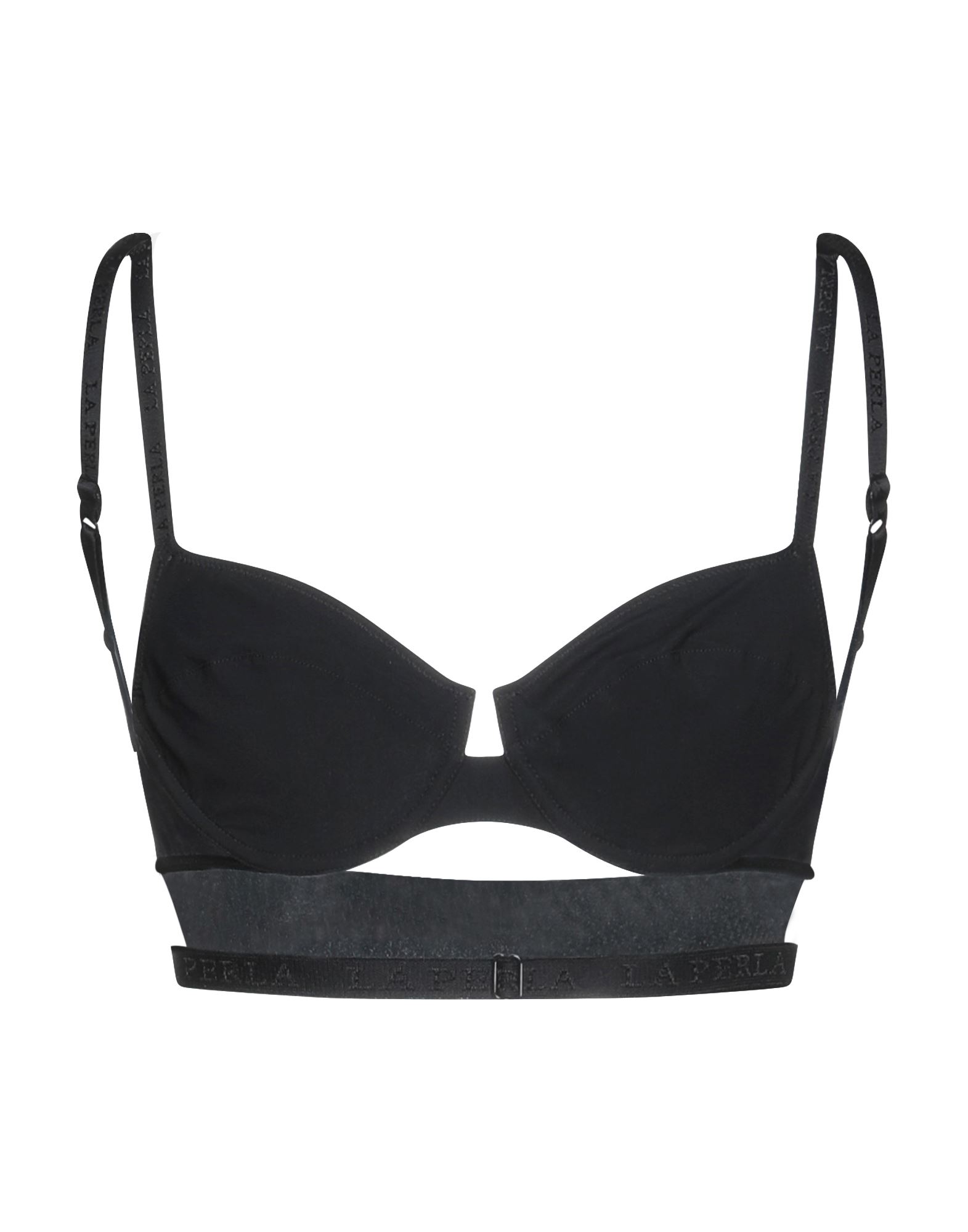 《セール開催中》LA PERLA レディース ブラジャー ブラック I B ナイロン 75% / エコポリエステル 25%