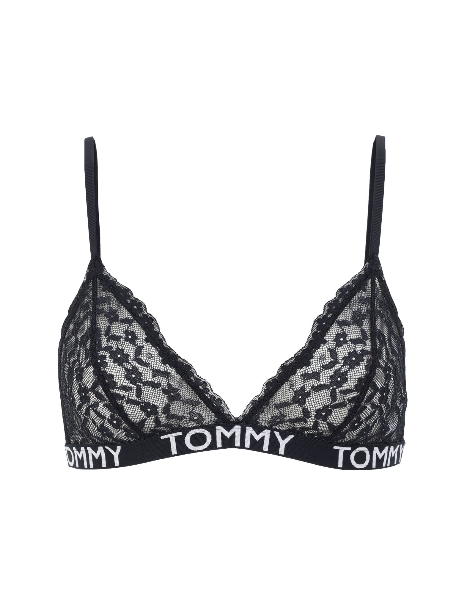 《セール開催中》TOMMY HILFIGER レディース ブラジャー ダークブルー XS ナイロン 86% / ポリウレタン 14% triangle bra