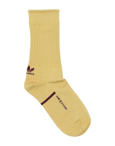 Oamc X Adidas Originals Man Socks & Hosiery Ocher Size Xl Cotton, Polyamide, Elastane In Yellow
