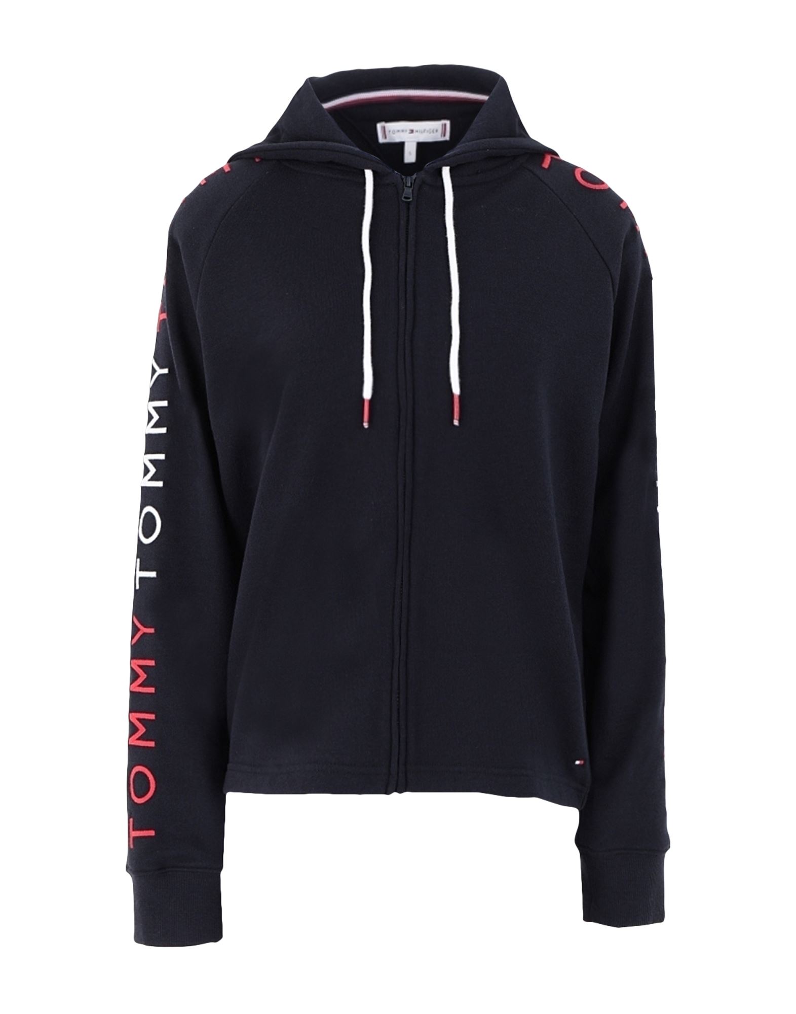 《セール開催中》TOMMY HILFIGER レディース アンダーTシャツ ダークブルー XS オーガニックコットン 50% / ポリエステル 50% ZT HOODIE