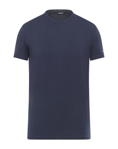 Dsquared2 Man Undershirt Midnight Blue Size Xs Cotton, Elastane