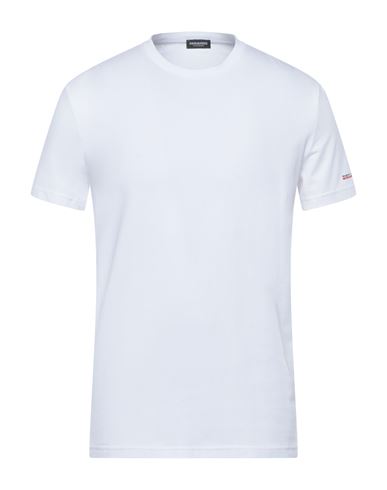 Dsquared2 Man Undershirt White Size Xs Cotton, Elastane