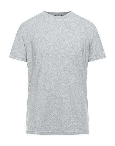 Dsquared2 Man Undershirt Grey Size S Cotton, Elastane