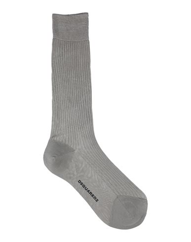 Dsquared2 Man Socks & Hosiery Grey Size 3-4 Silk