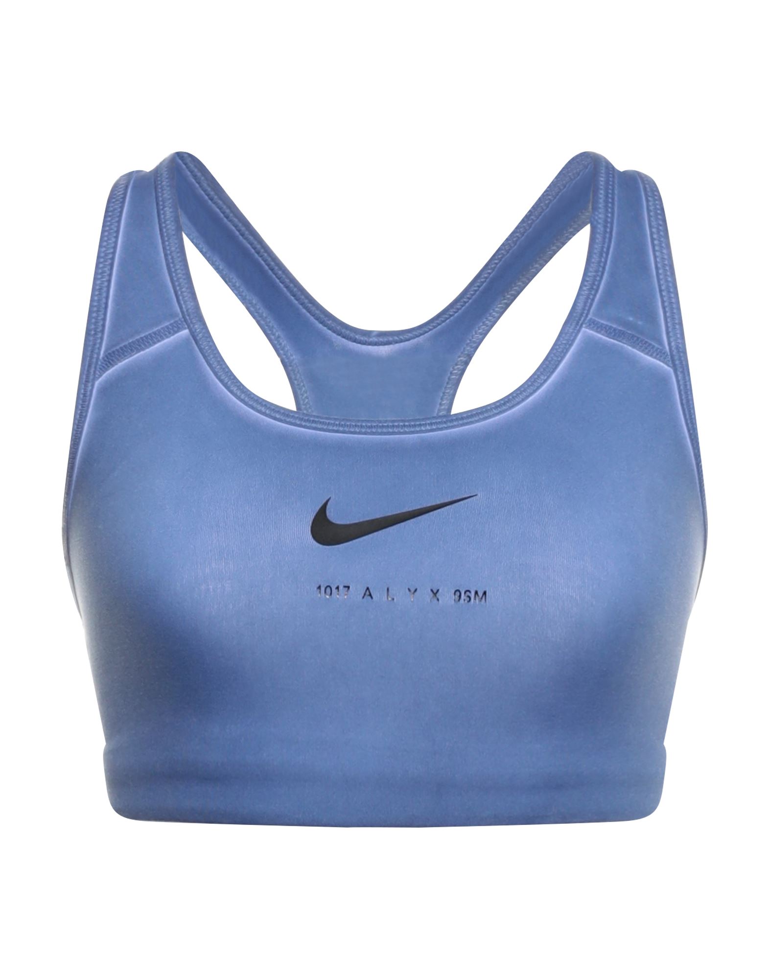 《セール開催中》NIKE レディース ブラジャー ブルーグレー XS ポリエステル 88% / ポリウレタン 12%