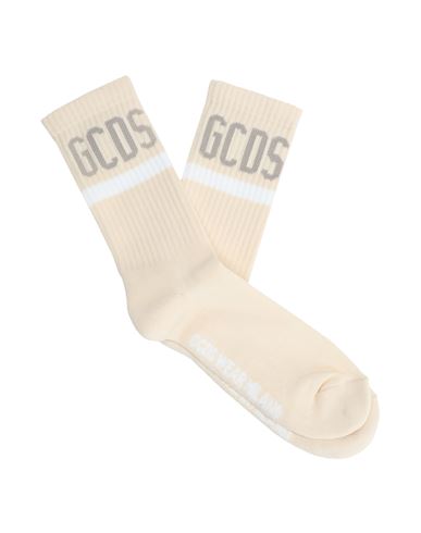 Gcds Man Socks & Hosiery Beige Size Onesize Cotton, Polyamide, Elastane