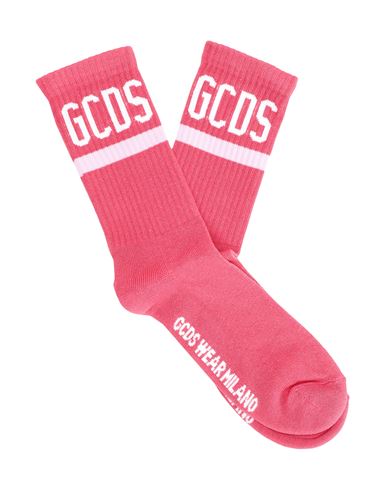 Gcds Man Socks & Hosiery Red Size Onesize Cotton, Polyamide, Elastane