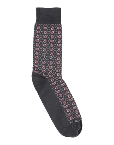 Harmont & Blaine Man Socks & Hosiery Lead Size 30 Cotton, Polyamide In Grey