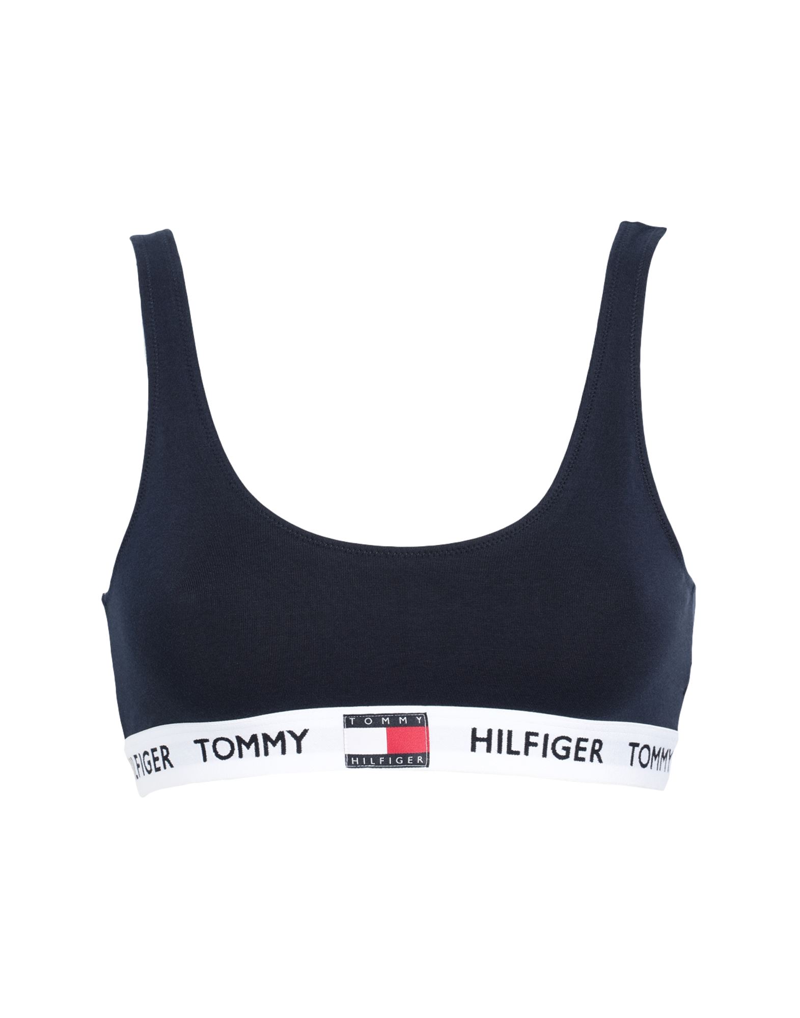 《セール開催中》TOMMY HILFIGER レディース ブラジャー ダークブルー XS オーガニックコットン 91% / ポリウレタン 9% BRALETTE