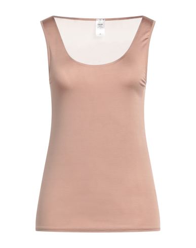 Calida Woman Undershirt Pastel Pink Size L Viscose, Tencel, Elastane, Polyamide