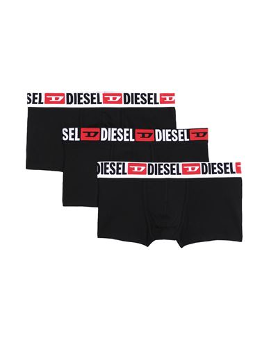 Diesel Man Boxer Black Size Xxl Cotton, Elastane