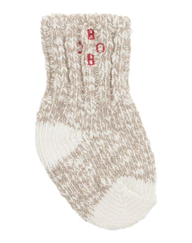 Bobo Choses Babies'  Newborn Boy Socks & Hosiery Beige Size 9.5c Cotton, Polyamide, Elastane