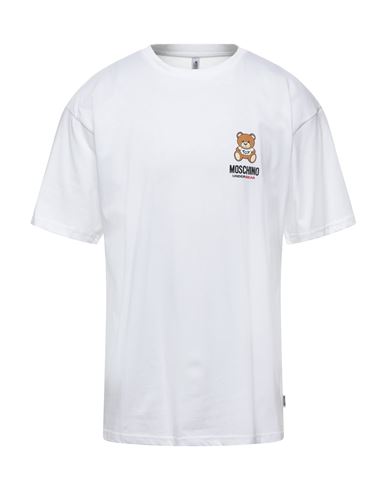 Moschino Man Undershirt White Size Xs Cotton