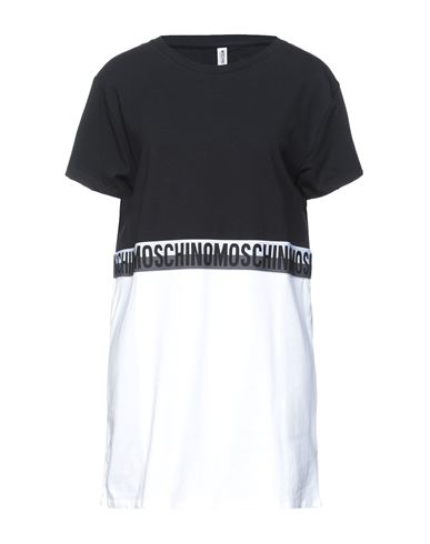 Moschino Woman Undershirt Black Size S Cotton, Elastane