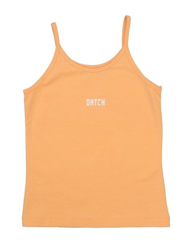 Datch Dudes Babies'  Toddler Girl Undershirt Apricot Size 6 Cotton, Elastane In Orange