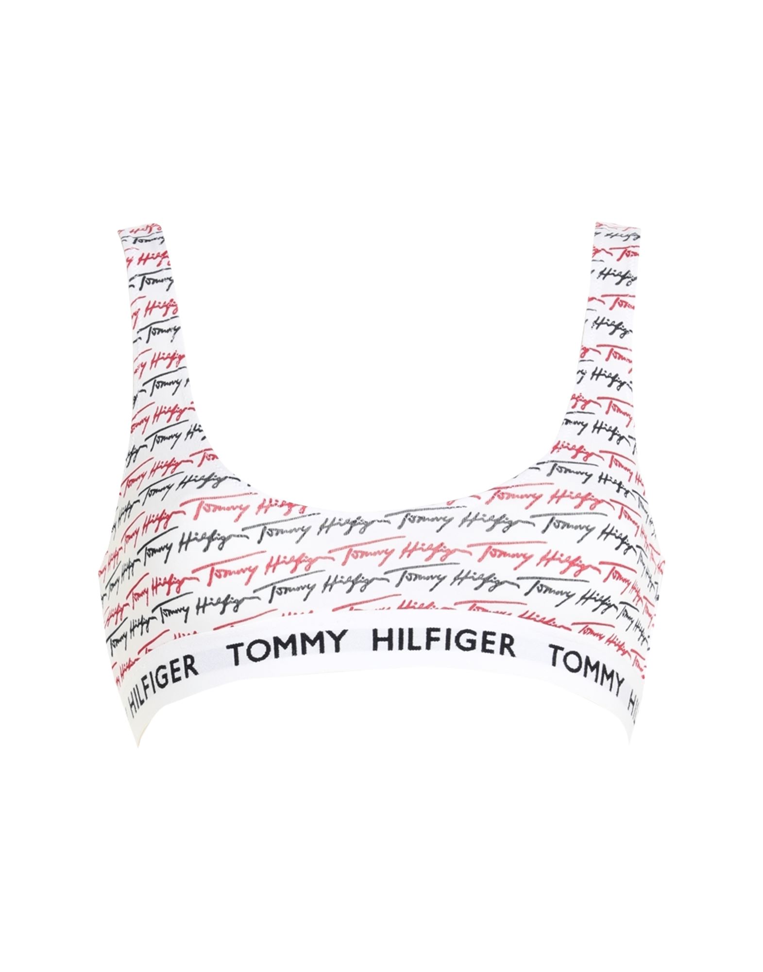 《セール開催中》TOMMY HILFIGER レディース ブラジャー ホワイト XS コットン 91% / ポリウレタン 9% BRALETTE