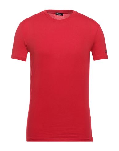 Dsquared2 Man Undershirt Red Size S Cotton, Elastane