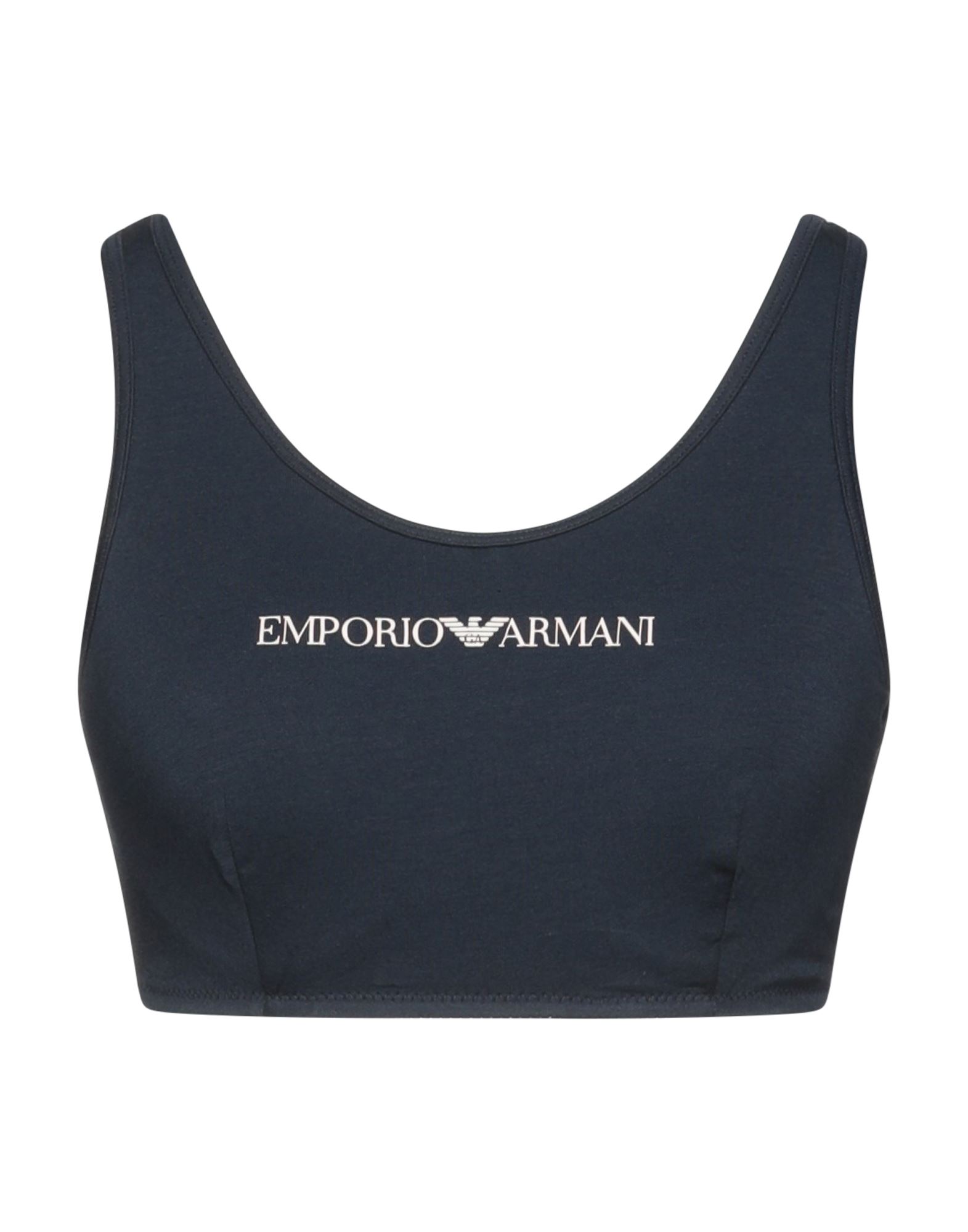 《セール開催中》EMPORIO ARMANI レディース ブラジャー ダークブルー XS コットン 95% / ポリウレタン 5% / ナイロン