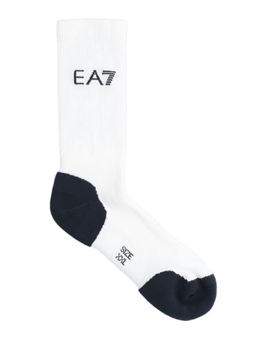 Ea7 Man Socks & Hosiery Midnight Blue Size Xxl Cotton, Polyamide, Polyester, Elastane