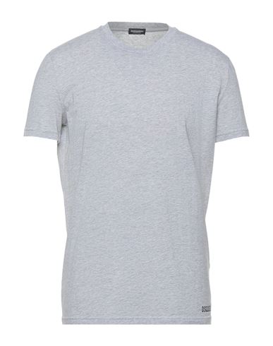 Dsquared2 Man Undershirt Light Grey Size S Cotton, Elastane