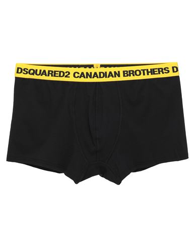 Man Boxer Black Size XXL Cotton, Elastane