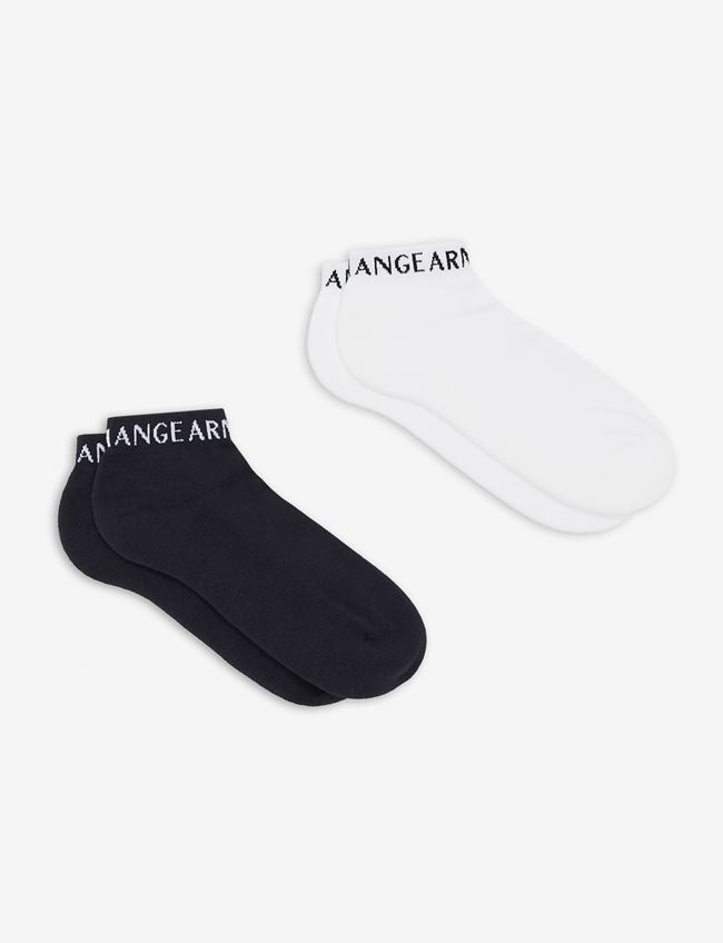 Armani Exchange Sock Blu Navy Cotone, Poliammide, Elastan