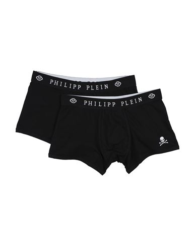 Philipp Plein Man Boxer Black Size S Cotton, Elastane