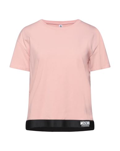 Moschino Woman Undershirt Blush Size S Cotton, Elastane In Pink