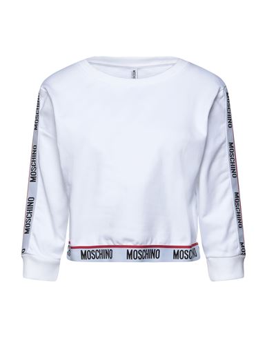 Moschino Woman Undershirt White Size M Cotton, Elastane