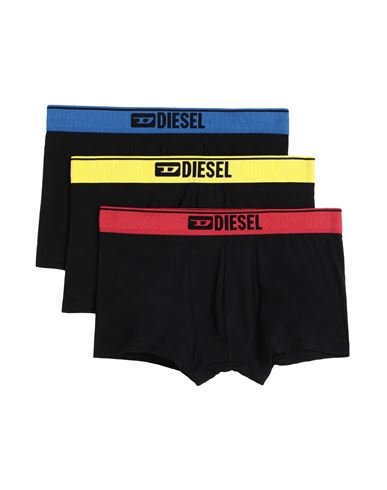 Diesel Umbx-damienthreepack Boxer-shorts Man Boxer Black Size L Cotton, Elastane