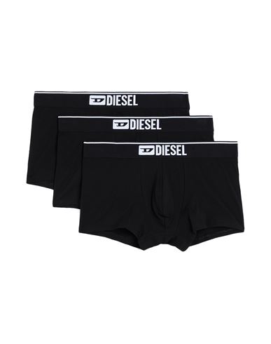 Shop Diesel Umbx-damienthreepack Boxer-shorts Man Boxer Black Size Xxl Cotton, Elastane