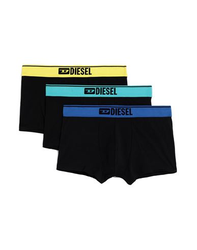 Diesel Umbx-damienthreepack Boxer-shorts Man Boxer Black Size Xxl Cotton, Elastane