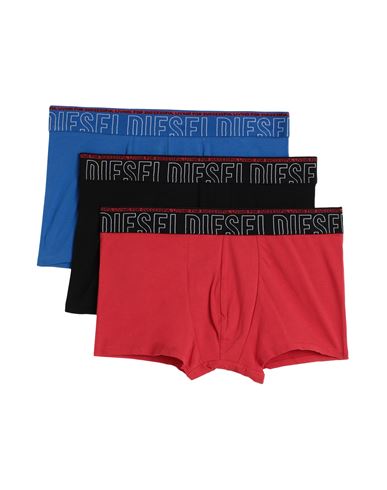 Diesel Umbx-damienthreepack Boxer-shorts Man Boxer Red Size Xxl Cotton, Elastane