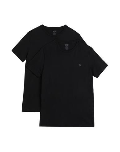 Diesel Umtee-randal-tube-twopack T-shirt Man Undershirt Black Size S Cotton