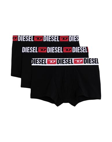 Shop Diesel Man Boxer Black Size Xxl Cotton, Elastane