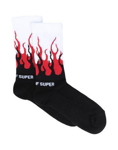 Shop Vision Of Super Man Socks & Hosiery Red Size Onesize Cotton, Polyamide, Elastane