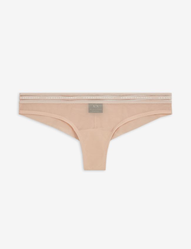 Armani Exchange Slip Nude Poliammide, Elastan