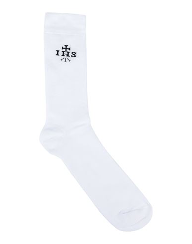 Ihs Man Socks & Hosiery White Size ONESIZE Cotton, Lycra