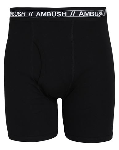 Ambush Logo-waistband Cotton Boxers In Black
