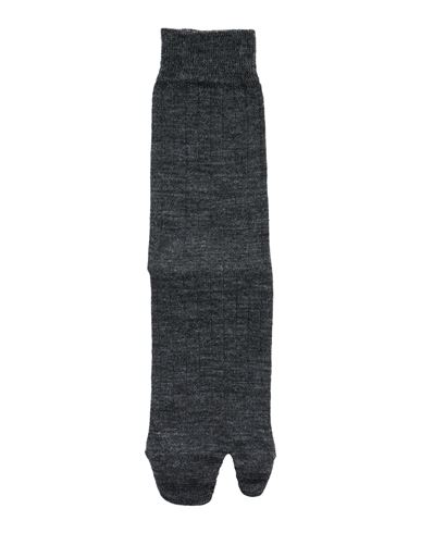Maison Margiela Woman Socks & Hosiery Grey Size L Wool, Polyamide