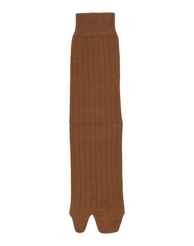 Maison Margiela Woman Socks & Hosiery Camel Size M Cotton, Polyamide In Beige
