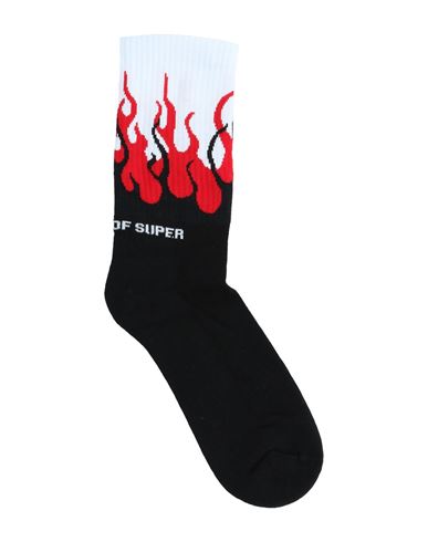 Shop Vision Of Super Man Socks & Hosiery Black Size Onesize Cotton, Polyester, Elastane