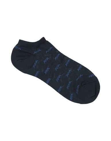 Zegna Man Socks & Hosiery Midnight Blue Size 6-9 Cotton, Polyamide