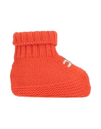 Elisabetta Franchi Babies'  Newborn Girl Socks & Hosiery Coral Size Onesize Wool In Red